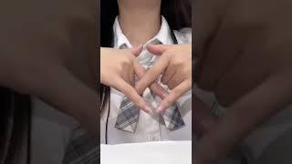 Chinese TikTok Beautiful Girl Finger Heart #douyin #shorts