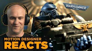 Space Marine Armoring Ritual | Animator Reacts | Warhammer 40k