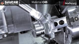 SolidCAM Mill-Turn & iMachining on OKUMA Multus BII series