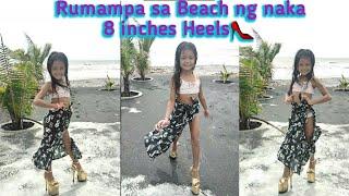 Baby High Heels rumampa sa Beach? ng naka-8 inches Heels