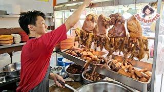 Amazing! Non Stop Satisfying Braised Pork Master Make 15 Kinds of Braised Meat! Malaysia Street Food