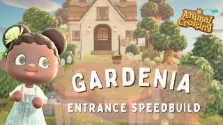 Starting My New Island! Building Gardenia's Entrance | Speedbuild // Animal Crossing New Horizons