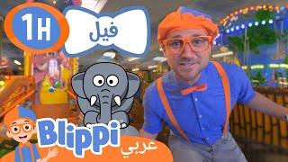 بليبي يستكشف حيوانات الغابة | بليبي بالعربي | Blippi Explores Jungle Animals 