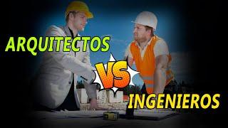 DIFERENCIA entre ARQUITECTOS e INGENIEROS CIVILES (que hace cada uno y porque son IMPORTANTES)