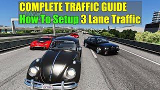 COMPLETE TRAFFIC GUIDE | How To Setup 3 Lane Shutoko (SRP) Traffic | Assetto Corsa