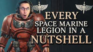 Every Single Warhammer Space Marine Legion in a Nutshell | DeeBeeGeek Reacts