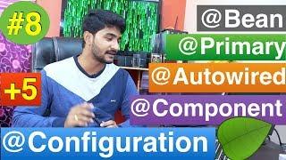 Spring annotation tutorial for beginners |All In1 spring core annotations |spring framework tutorial