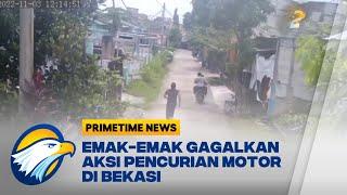 Emak-Emak Gagalkan Aksi Pencurian Motor di Bekasi