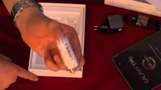 Samsung Galaxy Tab 7.7 unboxing deutsch