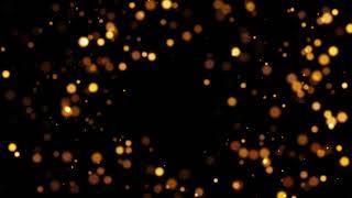 4k Abstract golden bokeh particles background video free download