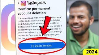 Instagram account delete kaise kare permanently | How to delete insta account permanently 2024