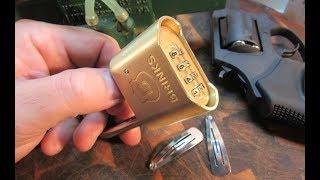 Hair Clip Bypass Tool Unlocks BRINKS  PROMAX SECURITY COMBINATION PADLOCK