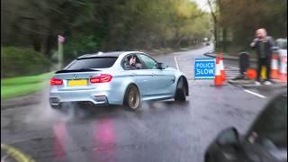 M3 IGNORES Police Warning & SENDS IT in a Storm!