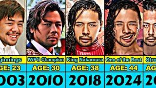 Shinsuke Nakamura Transformation From 22 to 44 Year Old