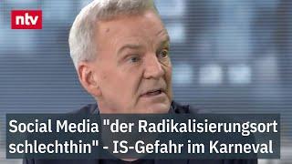 Ortmann: Social Media "ist der Radikalisierungsort schlechthin" - IS-Gefahr im Karneval