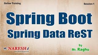 Spring Boot- Spring Data ReST | Session-1 | by Mr. Raghu