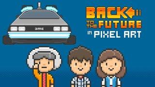 Back to the Future - Last scene in Pixel Art