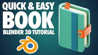 Blender 3D Book Modeling Tutorial - Quick and Easy - Blender 3D Tutorial