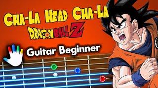 Cha-La Head Cha-La Guitar Lessons for Beginner Dragon Ball Z Tutorial | How To Play Chords