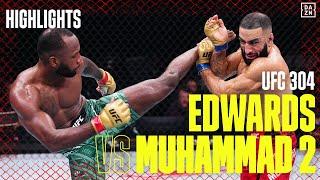 Leon Edwards vs Belal Muhammad 2 | UFC 304 | DAZN Highlights