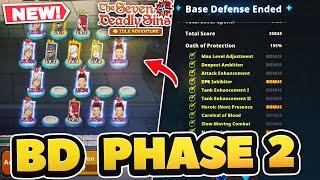 BEST TEAM SET UP FOR BASE DEFENSE PHASE 2! High Score Guide! | 7DS: Idle Adventure!