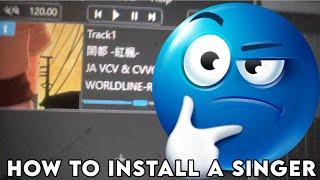 OpenUTAU Tutorial -Installing a singer and using it! 【My way】