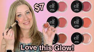 NEW e.l.f. LUMINOUS Putty Blushes | Trying On ALL 6 Shades, Wear Test