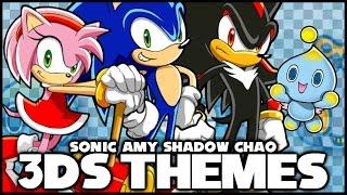 Sonic, Shadow, Amy, Chao - Nintendo 3DS Themes! (Footage)