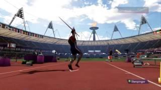 Olympische Spiele London 2012 / Speerwurf Javelin / New World Record / PC HD