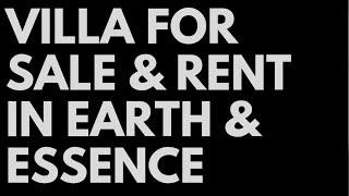 Assetz Earth & Essence | 5BHK Villa For SALE & RENT | Off New Airport Rd | BLR Homes #Earth&Essence