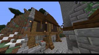 Baysia Village | medieveal minecraft house tutorial and buld!