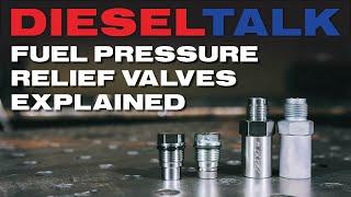 DIESEL TALK | COMMON RAIL PRESSURE RELIEF VALVES & PLUGS