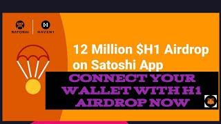 How to add your metamask wallet address to H1 airdrop in Satoshi app