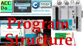 Productivity Open P1AM Industrial Arduino Program Structure