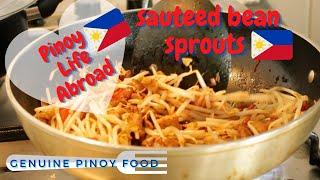 Pinoy Life Abroad Series #Food Ginisang Toge