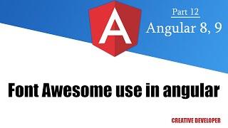 Font awesome in angular || Angular Font Awesome || Font Awesome || Angular || Angular Tutorial