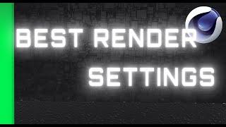 Best render settings for octane render cinema 4d