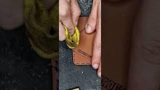 Leather Wallet Making ASMR