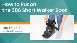 How to Put on the 386 Short Walker Boot by CoreTech -   Sup2035