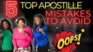 Apostille Training mistakes to avoid. Apostille Training, Notary Training, Notary Educatorsllc.com