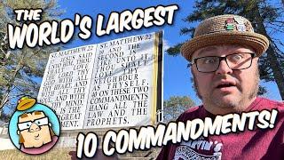 Worlds Largest 10 Commandments - Judaculla Rock - The Possum Drop -  The Hiawassee Dam