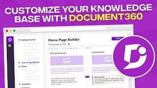 How to Customize Your Knowledge Base With Document360 (Tutorial)