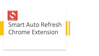 How to Auto Refresh in Google Chrome Browser