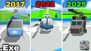 Evolution in police helicopter in dude theft wars | dude theft wars . exe | funny moments