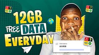 GET 12GB FREE DATA EVERYDAY - SECRET APP TO GET FREE DATA FOR (ALL NETWORKS) DAILY