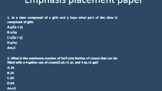 Mphasis Placement Paper