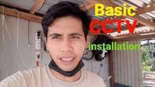 Basic CCTV installation (tagalog)