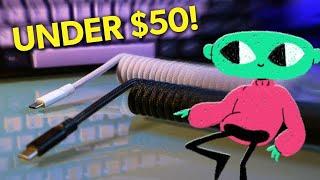 The BEST Coiled Keyboard Cable UNDER $50! CableMod Pro and Classic Review