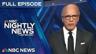 Nightly News Full Episode - Jan. 14