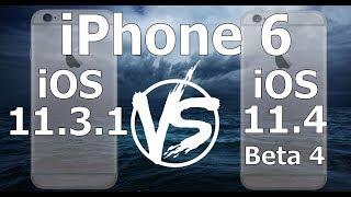 iPhone 6 : iOS 11.4 Beta 4 vs iOS 11.3.1 Speed Test Build 15F5071a